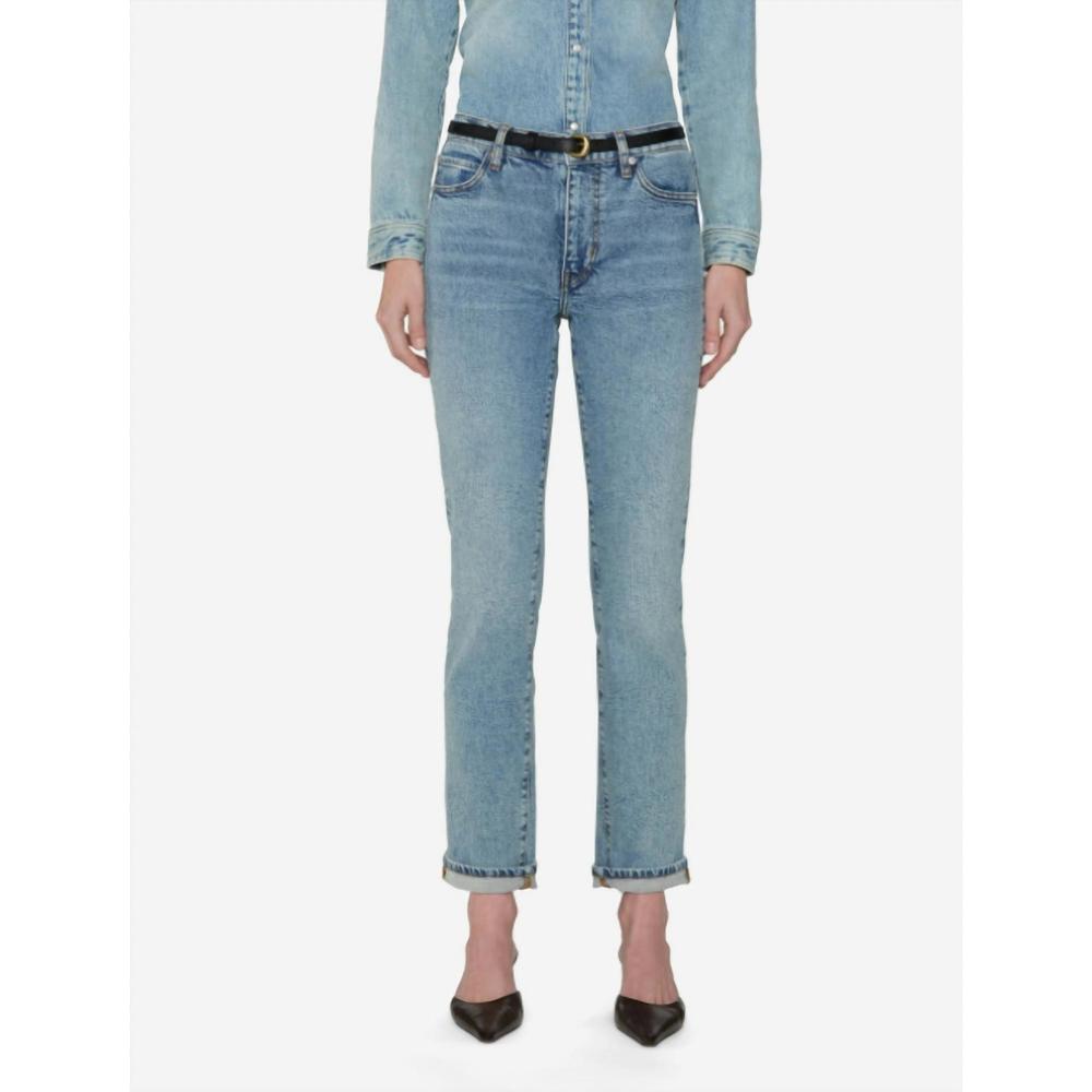 NEW FRAME women's the borrowed dolly jeans in grey
